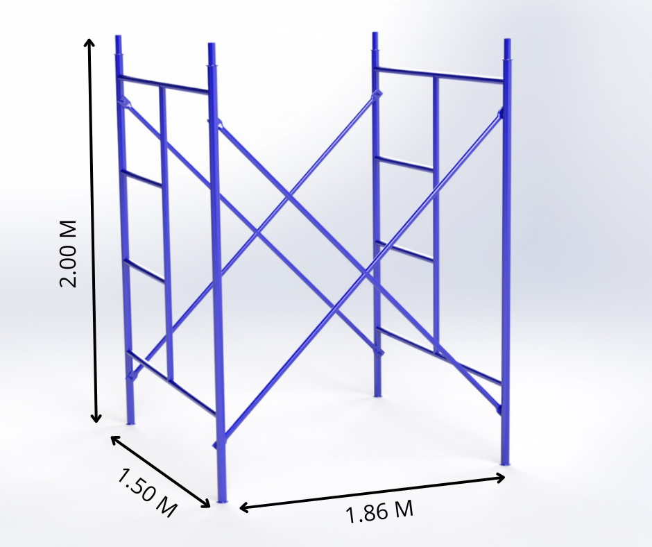 ANDAMIO AMPLIO REFORZADO 2 x 1.50